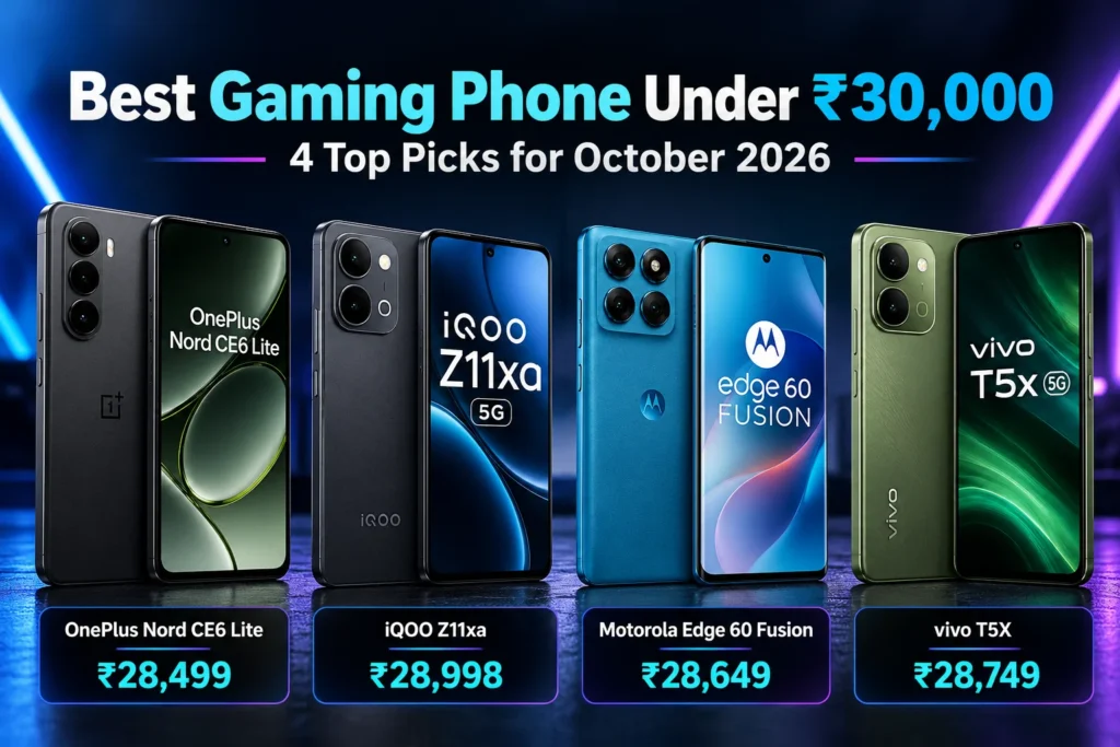 Best Gaming Phone Under ₹30,000 in India