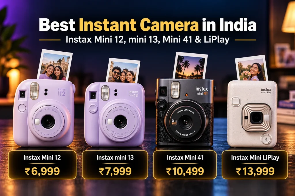 Best Instant Camera in India (October 2026): Instax Mini 12, 13, 41 and Hybrids Compared Best Instant Camera in India