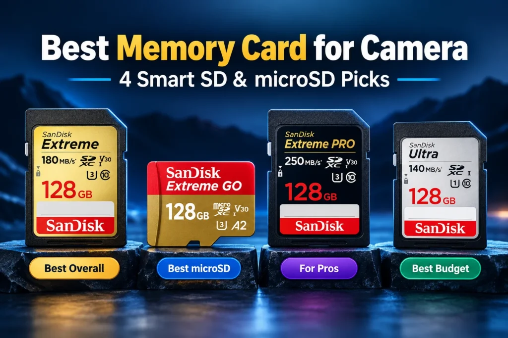 Best Memory Card for Camera in India