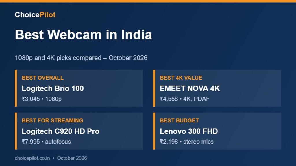Best webcam – our top picks compared